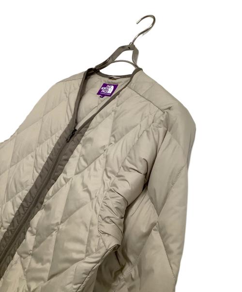 THE NORTHFACE PURPLELABEL（ザ・ノースフェイス パープルレーベル）THE NORTHFACE PURPLELABEL (ザ・ノースフェイス パープルレーベル) ダウンジャケット PLAS Field Down Cardigan ベージュ サイズ:Mの古着・服飾アイテム