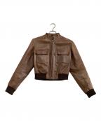A.P.C.アーペーセー）の古着「レザージャケット」｜ブラウン