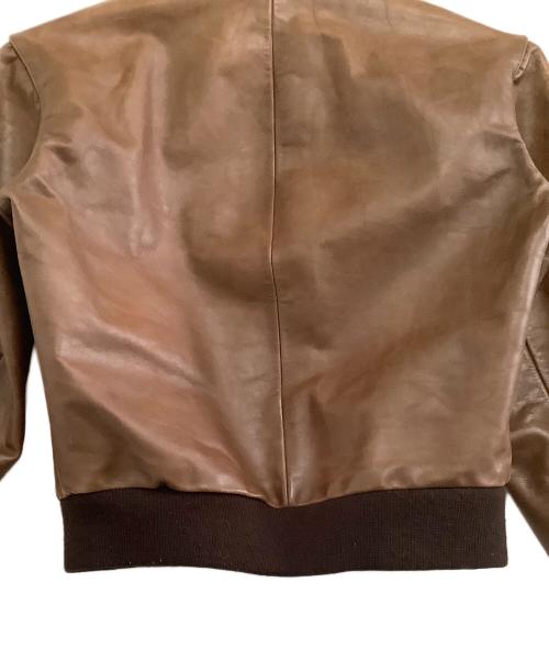 A.P.C.（アーペーセー）A.P.C. (アーペーセー) レザージャケット ブラウン サイズ:Mの古着・服飾アイテム