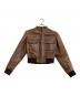 A.P.C.（アーペーセー）の古着「レザージャケット」｜ブラウン