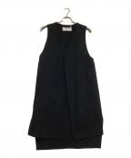 ADOREアドーア）の古着「ロングジレ」｜ブラック