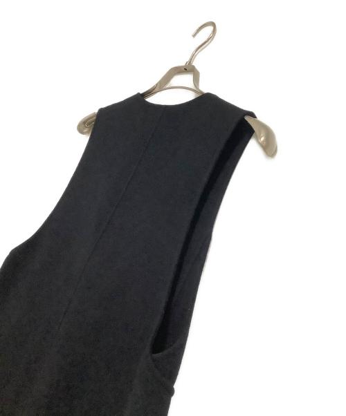 ADORE（アドーア）ADORE (アドーア) ロングジレ ブラック サイズ:36の古着・服飾アイテム