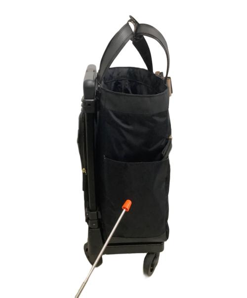 SWANY（スワニー）SWANY (スワニー) キャリーバッグ リボン ブラックの古着・服飾アイテム