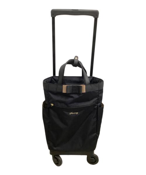 SWANY（スワニー）SWANY (スワニー) キャリーバッグ リボン ブラックの古着・服飾アイテム