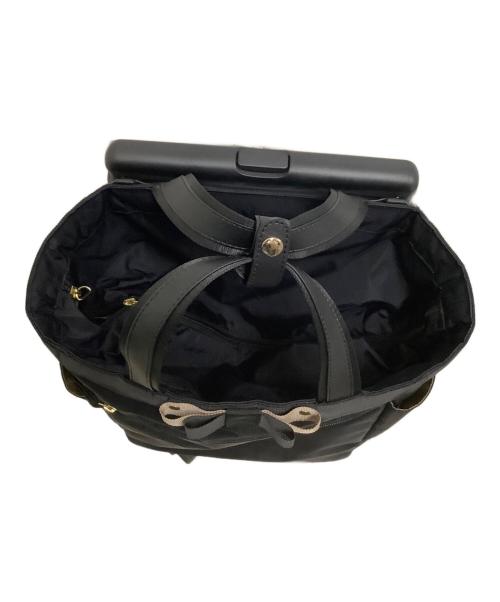 SWANY（スワニー）SWANY (スワニー) キャリーバッグ リボン ブラックの古着・服飾アイテム