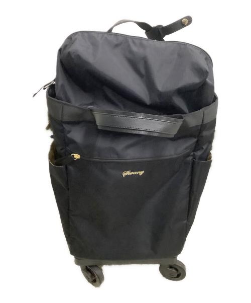 SWANY（スワニー）SWANY (スワニー) キャリーバッグ リボン ブラックの古着・服飾アイテム