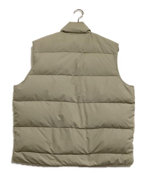 Eddie Bauer（エディーバウアー）Eddie Bauer (エディーバウアー) ダウンベスト ベージュ サイズ:Lの古着・服飾アイテム