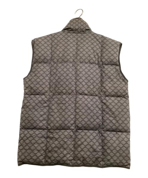 CELINE（セリーヌ）CELINE (セリーヌ) ダウンベスト　総柄 グレー サイズ:表記なしの古着・服飾アイテム
