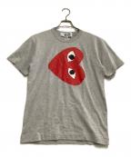 PLAY COMME des GARCONSプレイコムデギャルソン）の古着「半袖Tシャツ」｜グレー