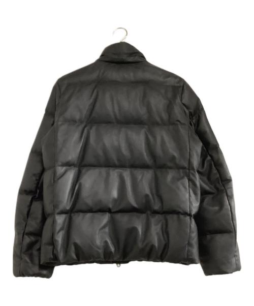 nano・universe（ナノ・ユニバース）nano・universe (ナノ・ユニバース) ダウンジャケット　西川ダウン ラムレザー G2ダウンジャケット　23年モデル ブラック サイズ:Lの古着・服飾アイテム