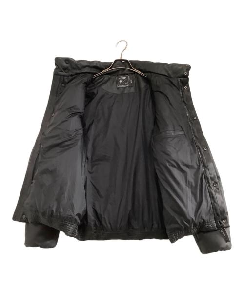 nano・universe（ナノ・ユニバース）nano・universe (ナノ・ユニバース) ダウンジャケット　西川ダウン ラムレザー G2ダウンジャケット　23年モデル ブラック サイズ:Lの古着・服飾アイテム