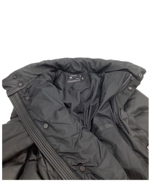 nano・universe（ナノ・ユニバース）nano・universe (ナノ・ユニバース) ダウンジャケット　西川ダウン ラムレザー G2ダウンジャケット　23年モデル ブラック サイズ:Lの古着・服飾アイテム