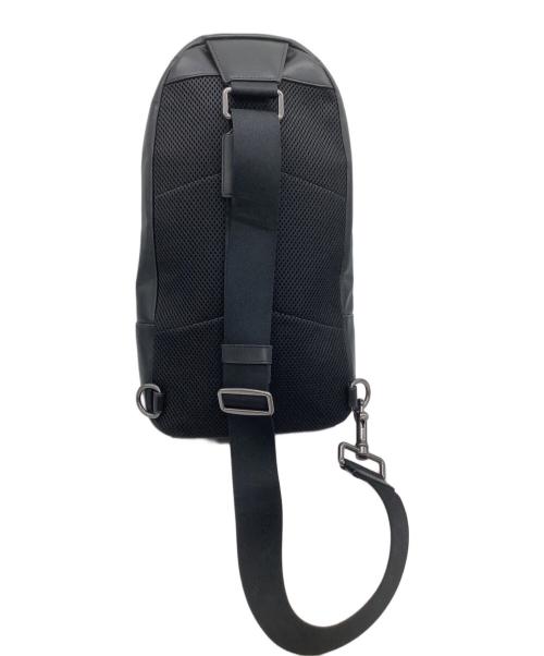 COACH（コーチ）COACH (コーチ) ボディーバッグ ブラック×ブルーの古着・服飾アイテム