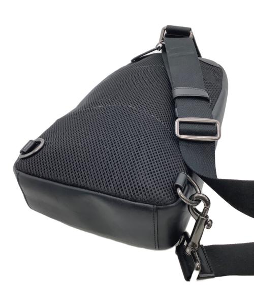 COACH（コーチ）COACH (コーチ) ボディーバッグ ブラック×ブルーの古着・服飾アイテム