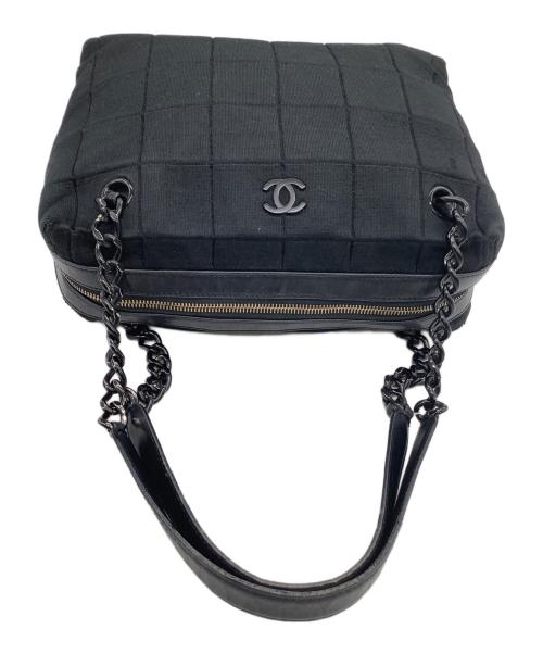 CHANEL（シャネル）CHANEL (シャネル) チェーンハンドバッグ ココ チョコバー ブラックの古着・服飾アイテム