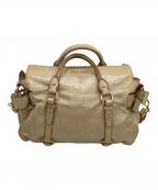 MIU MIUミュウミュウ）の古着「2WAYハンドバッグ」｜ベージュ