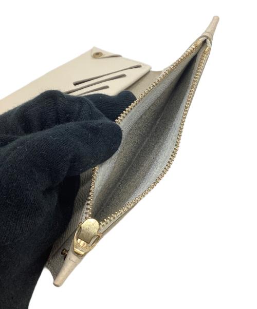 MOKU（モク）MOKU (モク) 長財布 ベージュの古着・服飾アイテム