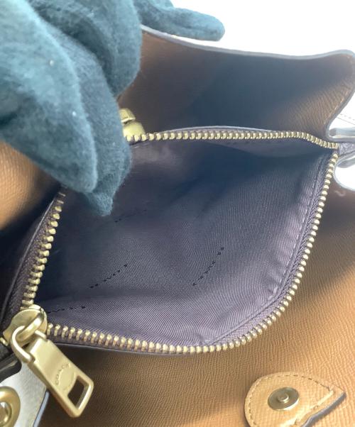 COACH（コーチ）COACH (コーチ) ウィロウ バケット バッグ ホワイト×ブラウンの古着・服飾アイテム