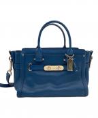 COACHコーチ）の古着「2WAYショルダーバッグ　スワッガー 27」｜ブルー