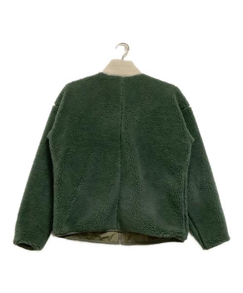 Columbia（コロンビア）Columbia (コロンビア) フリースジャケット グリーン×ホワイト サイズ:Lの古着・服飾アイテム