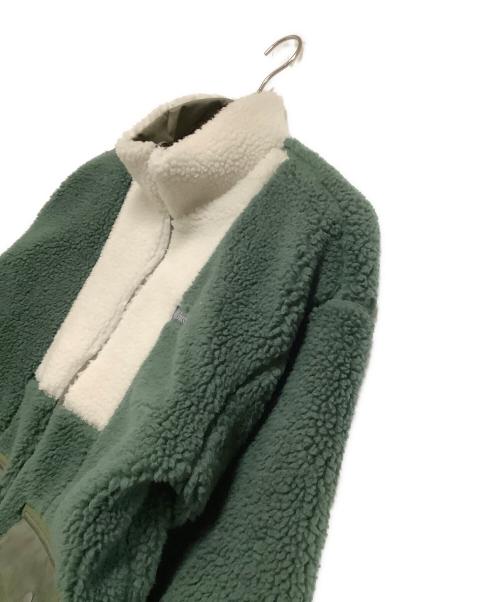 Columbia（コロンビア）Columbia (コロンビア) フリースジャケット グリーン×ホワイト サイズ:Lの古着・服飾アイテム