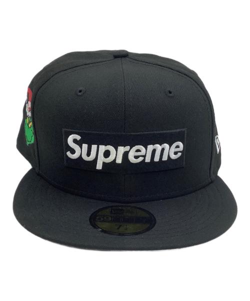 New Era（ニューエラ）New Era (ニューエラ) SUPREME (シュプリーム) キャップ Grinch BOX Logo ブラック サイズ:7 1/2 59.6cm 未使用品の古着・服飾アイテム
