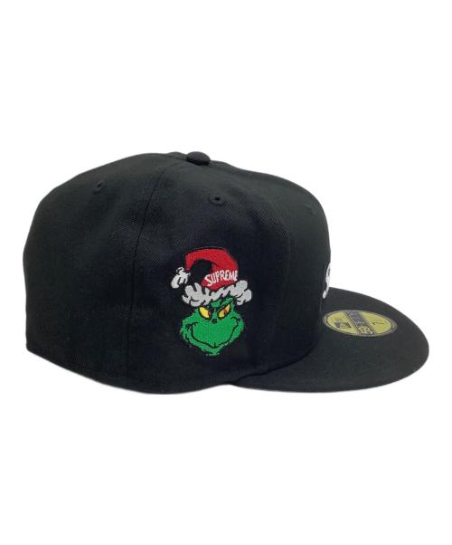 New Era（ニューエラ）New Era (ニューエラ) SUPREME (シュプリーム) キャップ Grinch BOX Logo ブラック サイズ:7 1/2 59.6cm 未使用品の古着・服飾アイテム