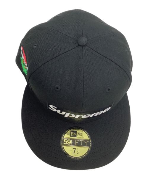 New Era（ニューエラ）New Era (ニューエラ) SUPREME (シュプリーム) キャップ Grinch BOX Logo ブラック サイズ:7 1/2 59.6cm 未使用品の古着・服飾アイテム