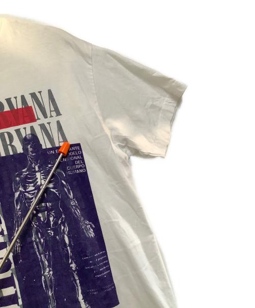 FRUIT OF THE LOOM（フルーツオブザルーム）FRUIT OF THE LOOM (フルーツオブザルーム) プリントTシャツ　NIRVANA ホワイト サイズ:Lの古着・服飾アイテム