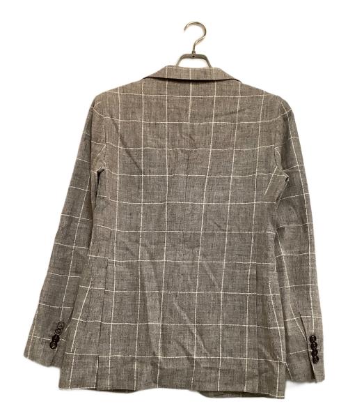 TAGLIATORE（タリアトーレ）TAGLIATORE (タリアトーレ) Brilla per il gusto (ブリッラ ペル イルグースト) テーラードジャケット ベージュ サイズ:44の古着・服飾アイテム