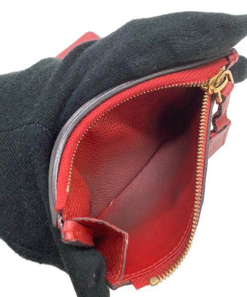 LOUIS VUITTON（ルイ ヴィトン）LOUIS VUITTON (ルイ ヴィトン) 3つ折り財布 モノグラム・アンプラント ポルトフォイユ ポンヌフ レッドの古着・服飾アイテム