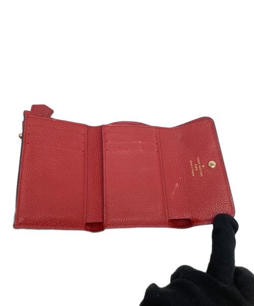 LOUIS VUITTON（ルイ ヴィトン）LOUIS VUITTON (ルイ ヴィトン) 3つ折り財布 モノグラム・アンプラント ポルトフォイユ ポンヌフ レッドの古着・服飾アイテム