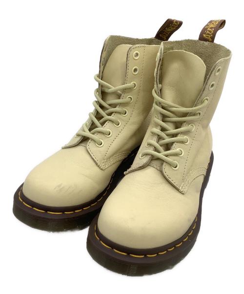 Dr.Martens（ドクターマーチン）Dr.Martens (ドクターマーチン) 8ホールブーツ 1460 PASCAL クリーム サイズ:EU37の古着・服飾アイテム