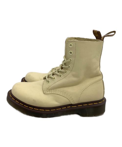 Dr.Martens（ドクターマーチン）Dr.Martens (ドクターマーチン) 8ホールブーツ 1460 PASCAL クリーム サイズ:EU37の古着・服飾アイテム