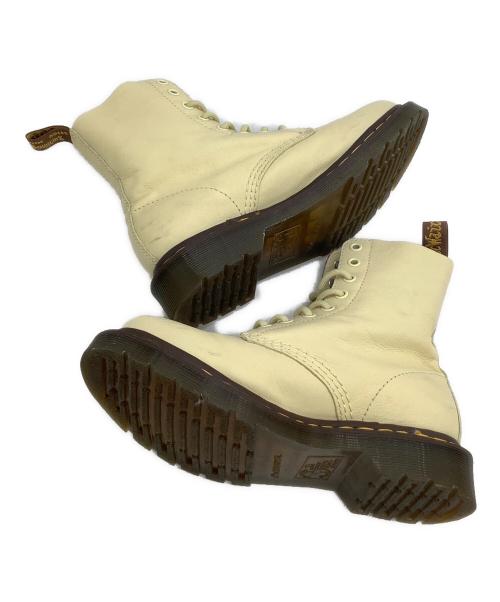 Dr.Martens（ドクターマーチン）Dr.Martens (ドクターマーチン) 8ホールブーツ 1460 PASCAL クリーム サイズ:EU37の古着・服飾アイテム