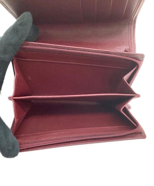 Cartier（カルティエ）Cartier (カルティエ) 2つ折り長財布　マストライン ボルドーの古着・服飾アイテム