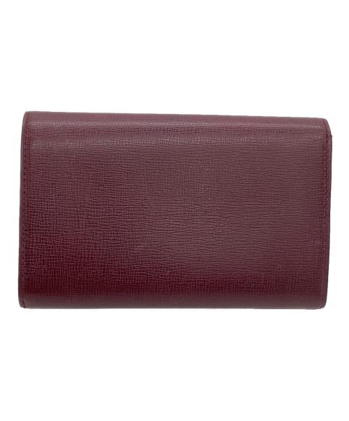 Cartier（カルティエ）Cartier (カルティエ) 2つ折り長財布　マストライン ボルドーの古着・服飾アイテム