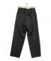 ATON (エイトン) Wool Tropical Tapered Easy Pants ブラック サイズ:04：11000円