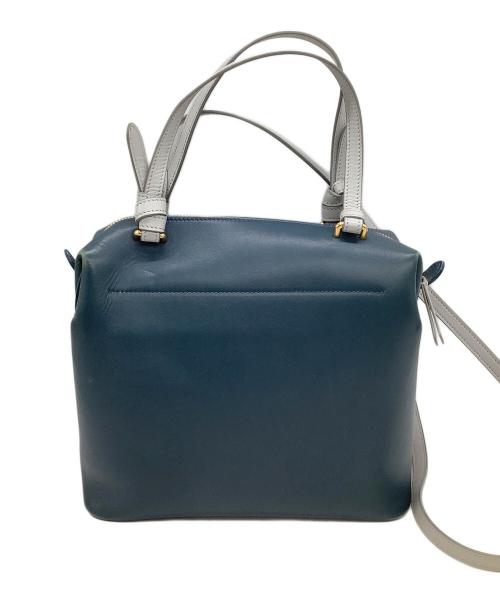 CELINE（セリーヌ）CELINE (セリーヌ) 2WAYバッグ ソフトキューブ ブルーの古着・服飾アイテム
