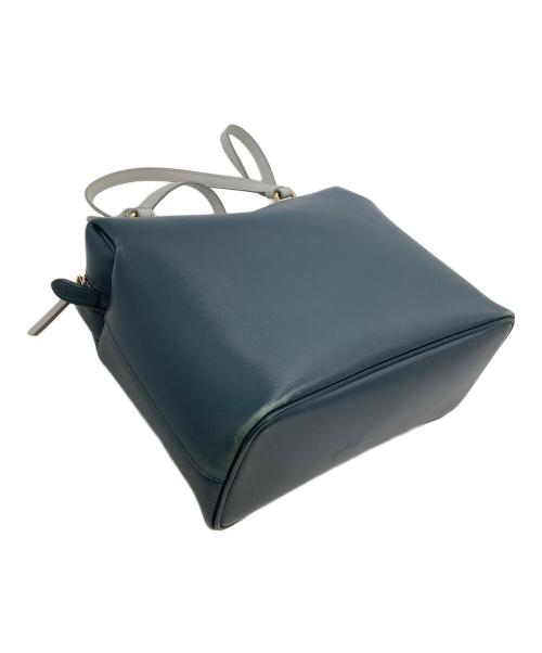 CELINE（セリーヌ）CELINE (セリーヌ) 2WAYバッグ ソフトキューブ ブルーの古着・服飾アイテム