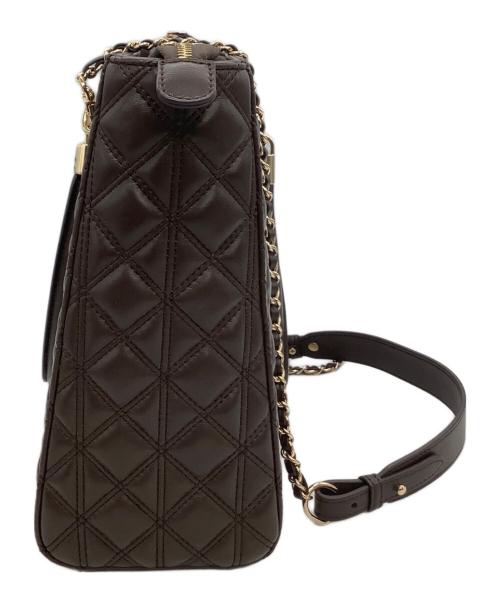 RANDA（ランダ）RANDA (ランダ) ハンドバッグ　キルティング ブラウンの古着・服飾アイテム