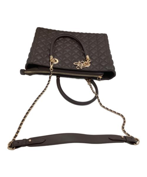 RANDA（ランダ）RANDA (ランダ) ハンドバッグ　キルティング ブラウンの古着・服飾アイテム