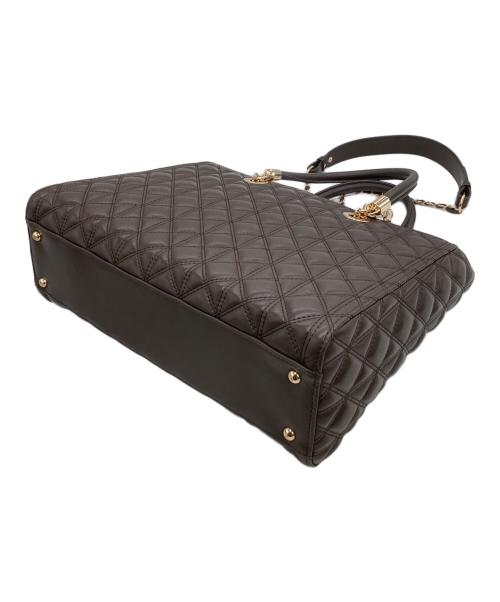 RANDA（ランダ）RANDA (ランダ) ハンドバッグ　キルティング ブラウンの古着・服飾アイテム