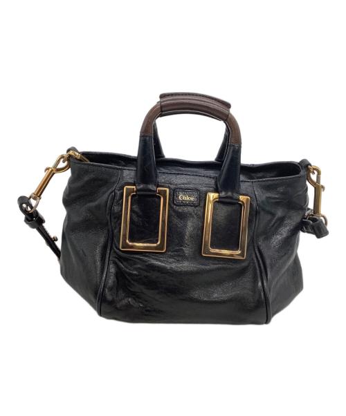 Chloe（クロエ）Chloe (クロエ) 2WAYレザーバッグ エテル ブラックの古着・服飾アイテム