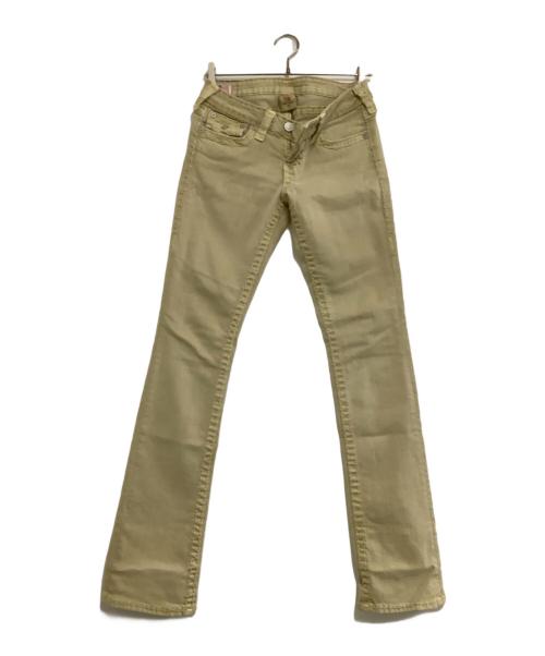 TRUE RELIGION（トゥルー レリジョン）TRUE RELIGION (トゥルー レリジョン) パンツ billy super t ベージュ サイズ:W28の古着・服飾アイテム