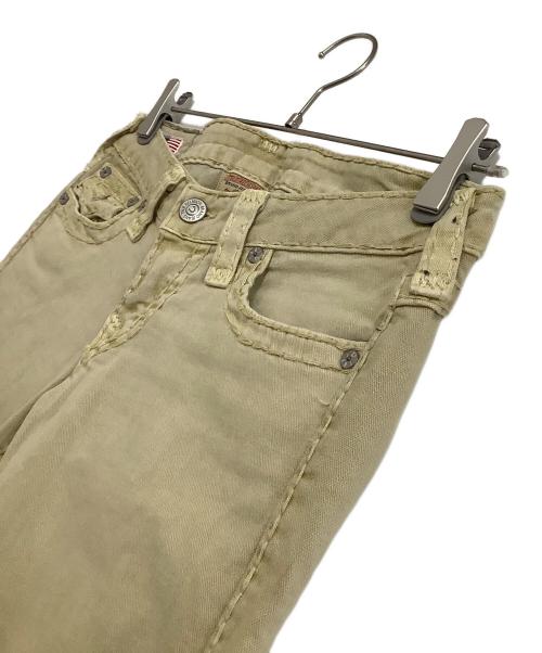 TRUE RELIGION（トゥルー レリジョン）TRUE RELIGION (トゥルー レリジョン) パンツ billy super t ベージュ サイズ:W28の古着・服飾アイテム