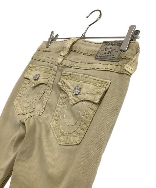TRUE RELIGION（トゥルー レリジョン）TRUE RELIGION (トゥルー レリジョン) パンツ billy super t ベージュ サイズ:W28の古着・服飾アイテム