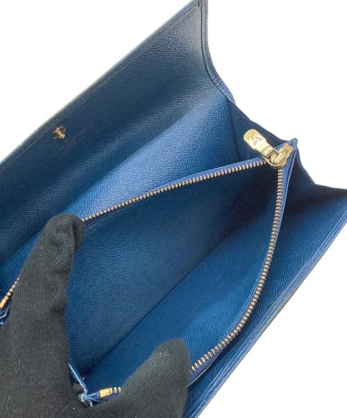 LOUIS VUITTON（ルイ ヴィトン）LOUIS VUITTON (ルイ ヴィトン) 長財布 エピ ポルトモネ クレディ ブルーの古着・服飾アイテム