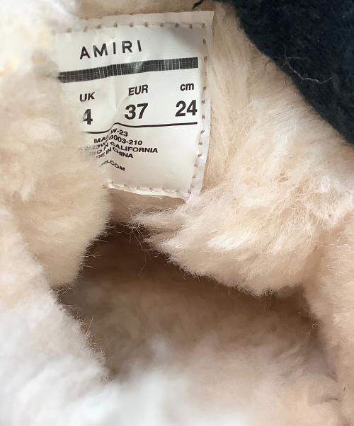 AMIRI（アミリ）AMIRI (アミリ) ムートンブーツ Malibu ブラウン サイズ:24の古着・服飾アイテム