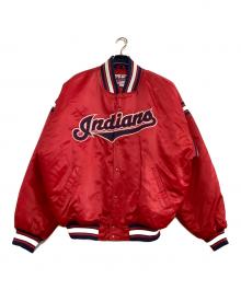 AUTHENTIC by STARTER（オーセンティックバイスターター）の古着「中綿ジャケット DIAMOND COLLECTION」｜レッド